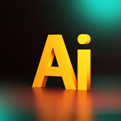 Logo Illustrator en 3D